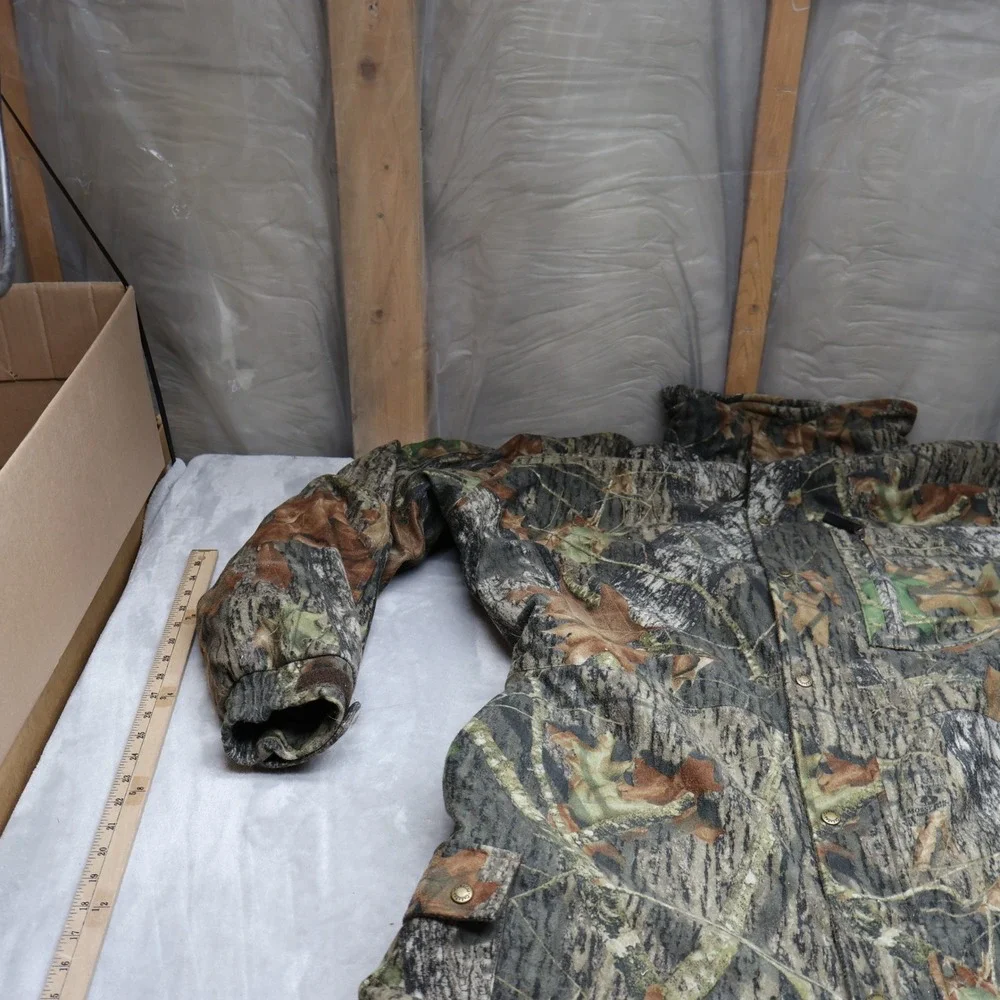 Cabelas Coverall Men XXL Tall Mossy Oak Break-Up Camo Insulated Waterproof 44x33